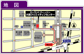 大阪クリエイティブセンター地図